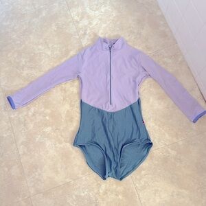 Yumiko leotard in Jessica style in N-Frost & N-Poem, full front lining, size M